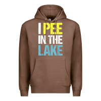 Chestnut i pee in the lake funny summer vacation t shirt Premium Hoodie - linhVisuals