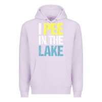 Lilac i pee in the lake funny summer vacation t shirt Premium Hoodie - linhVisuals