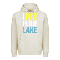Oatmeal Heather i pee in the lake funny summer vacation t shirt Premium Hoodie - linhVisuals