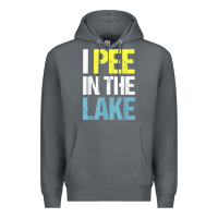 I Pee In The Lake Funny Summer Vacation T Shirt Premium Hoodie | Teevron