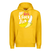Lemon sorry girls i suck dick Banana Premium Hoodie - linhVisuals