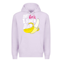 Lilac sorry girls i suck dick Banana Premium Hoodie - linhVisuals