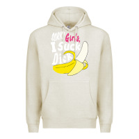 Oatmeal Heather sorry girls i suck dick Banana Premium Hoodie - linhVisuals