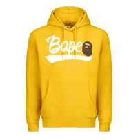 Lemon bape text Premium Hoodie - linhVisuals