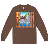 Chestnut dinosaur pterodactyl Long Sleeve Tee - Artiststas