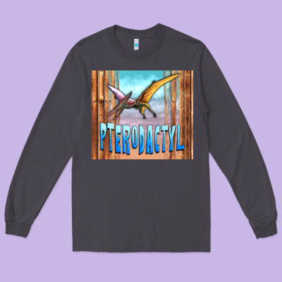 Dinosaur Pterodactyl Long Sleeve Tee Designed By Artiststas