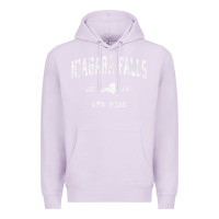 Lilac niagara falls new york ny vintage athletic sports design t shirt Premium Hoodie - linhVisuals