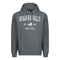 Rock niagara falls new york ny vintage athletic sports design t shirt Premium Hoodie - linhVisuals