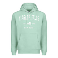 Seafoam niagara falls new york ny vintage athletic sports design t shirt Premium Hoodie - linhVisuals