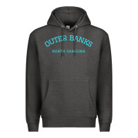 Charcoal Heather north carolina outer banks obx nc beach gift long sleeve t shirt Premium Hoodie - linhVisuals