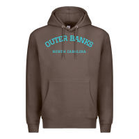 Coffee north carolina outer banks obx nc beach gift long sleeve t shirt Premium Hoodie - linhVisuals