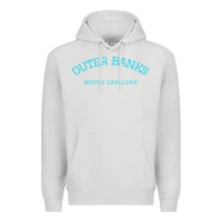 Dove Grey north carolina outer banks obx nc beach gift long sleeve t shirt Premium Hoodie - linhVisuals