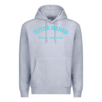 Heather Grey north carolina outer banks obx nc beach gift long sleeve t shirt Premium Hoodie - linhVisuals
