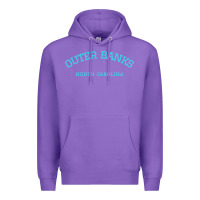 Purple north carolina outer banks obx nc beach gift long sleeve t shirt Premium Hoodie - linhVisuals