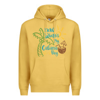 Antique Gold now where's my cabana boy, beach palm tree coconut t shirt Premium Hoodie - linhVisuals