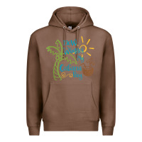 Chestnut now where's my cabana boy, beach palm tree coconut t shirt Premium Hoodie - linhVisuals