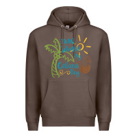 Coffee now where's my cabana boy, beach palm tree coconut t shirt Premium Hoodie - linhVisuals