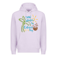 Lilac now where's my cabana boy, beach palm tree coconut t shirt Premium Hoodie - linhVisuals
