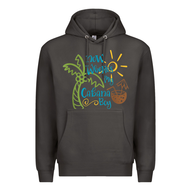 Now Where's My Cabana Boy, Beach Palm Tree Coconut T Shirt Premium Hoodie by linhVisuals | Teevron
