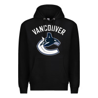 Black canucks white Premium Hoodie - linhVisuals