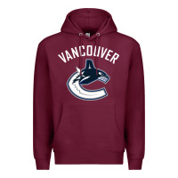 Burgundy canucks white Premium Hoodie - linhVisuals
