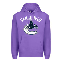 Purple canucks white Premium Hoodie - linhVisuals