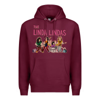 Burgundy growing up   the linda lindas Premium Hoodie - linhVisuals