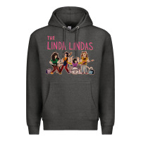 Charcoal Heather growing up   the linda lindas Premium Hoodie - linhVisuals