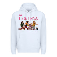 White growing up   the linda lindas Premium Hoodie - linhVisuals