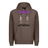 Coffee fibromyalgia awareness do not judge what you dont understand Premium Hoodie - linhVisuals