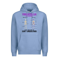 Colony Blue fibromyalgia awareness do not judge what you dont understand Premium Hoodie - linhVisuals