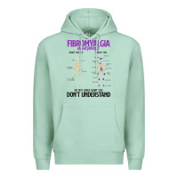Seafoam fibromyalgia awareness do not judge what you dont understand Premium Hoodie - linhVisuals