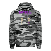 Slate Camo fibromyalgia awareness do not judge what you dont understand Premium Hoodie - linhVisuals