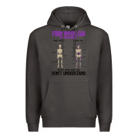 Smoke fibromyalgia awareness do not judge what you dont understand Premium Hoodie - linhVisuals