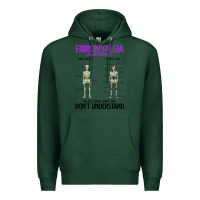 Sports Green fibromyalgia awareness do not judge what you dont understand Premium Hoodie - linhVisuals