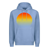 Retro Sunset Premium Hoodie | Teevron