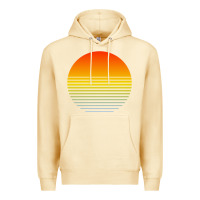 Pina Colada retro sunset Premium Hoodie - linhVisuals