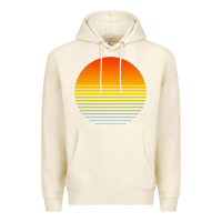 Tofu retro sunset Premium Hoodie - linhVisuals