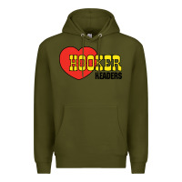 Army Green hooker headers Premium Hoodie - linhVisuals