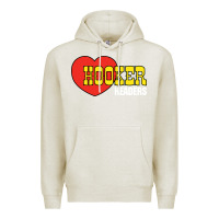 Oatmeal Heather hooker headers Premium Hoodie - linhVisuals