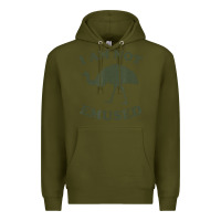 Army Green funny not emu sed emu   not amused ostrich bird Premium Hoodie - linhVisuals
