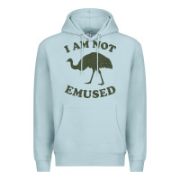 Blue Mist funny not emu sed emu   not amused ostrich bird Premium Hoodie - linhVisuals