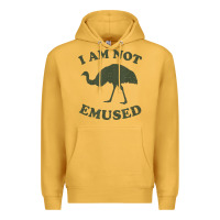 Mustard funny not emu sed emu   not amused ostrich bird Premium Hoodie - linhVisuals
