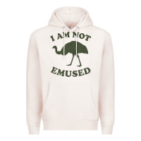 Pale Pink funny not emu sed emu   not amused ostrich bird Premium Hoodie - linhVisuals
