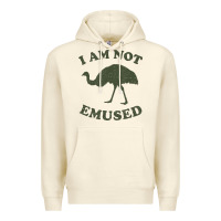 Sandshell funny not emu sed emu   not amused ostrich bird Premium Hoodie - linhVisuals