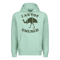 Seafoam funny not emu sed emu   not amused ostrich bird Premium Hoodie - linhVisuals