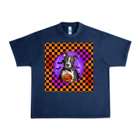 Navy Halloween American Pitbull Terrier Urban Heavy Tee - LillyAllenDesigns