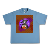 Pebble Blue Halloween American Pitbull Terrier Urban Heavy Tee - LillyAllenDesigns