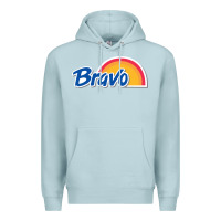 Blue Mist bravo supermarket Premium Hoodie - linhVisuals