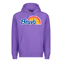 Purple bravo supermarket Premium Hoodie - linhVisuals